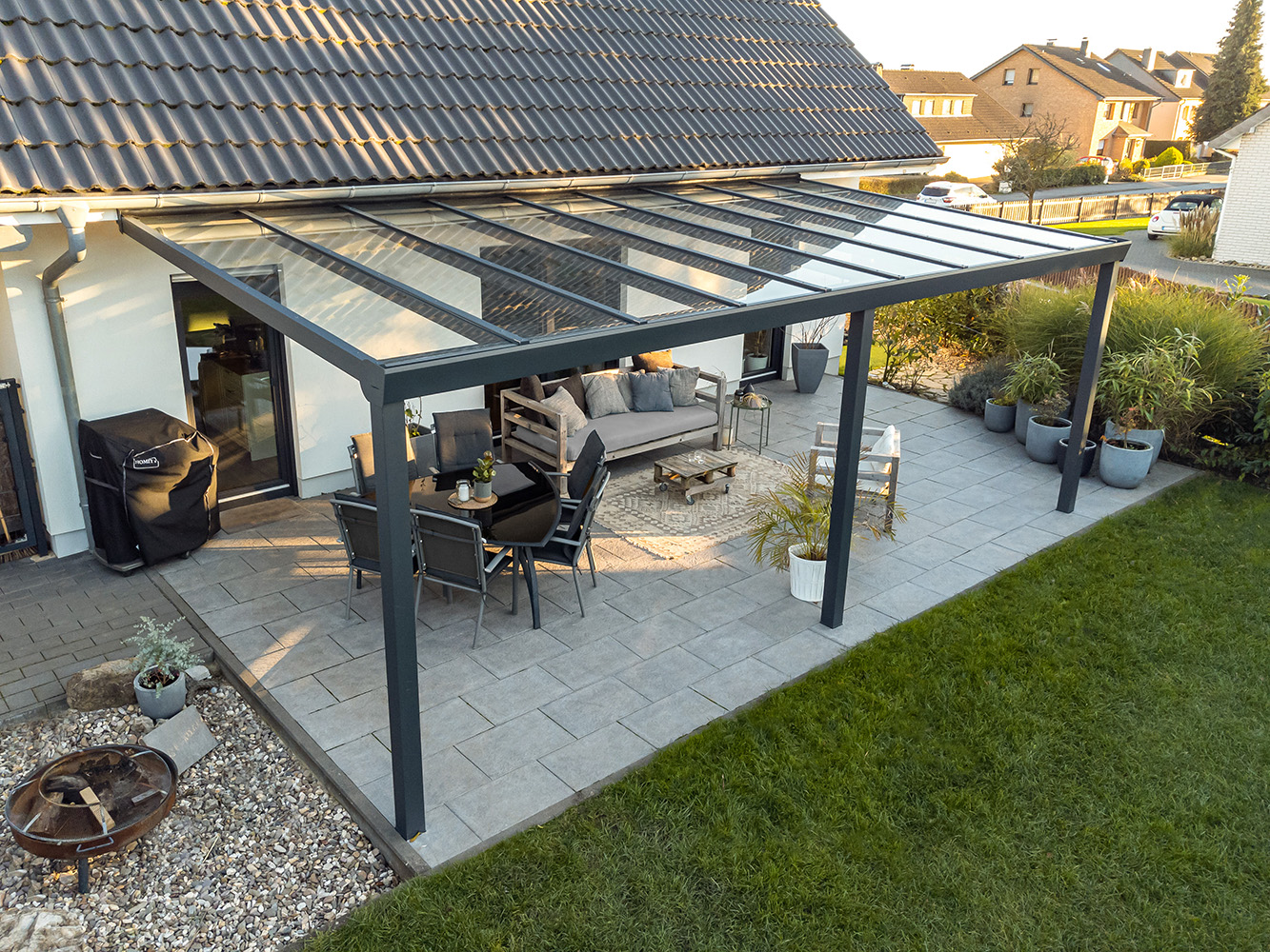 Aluminium Terrassenüberdachung nach Maß